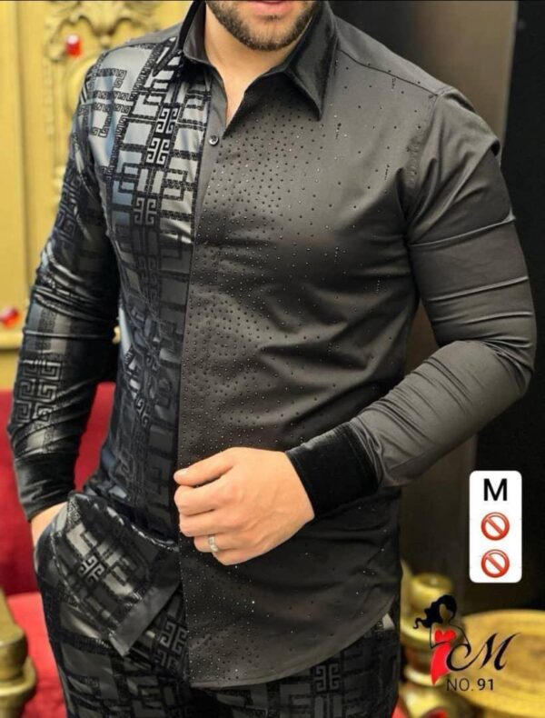 Premium luxury Men Shirt, quality is top notch. Available in  medium size