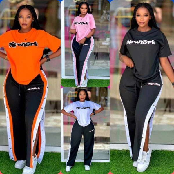 Ladies two piece available in medium and large