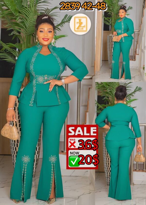 Premium luxury two piece available in size 44/50.