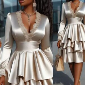 Beautiful stock premium luxury ladies dress, available in all sizes.